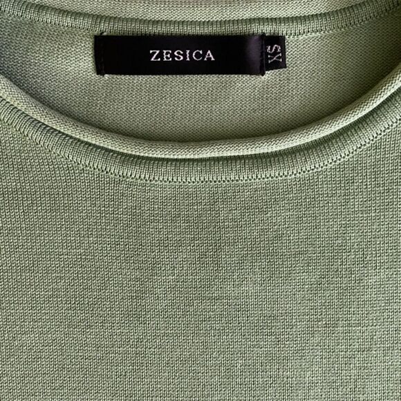 Zesica Sage Green Knit Shorts & Crop Top Set Size XS - Picture 7 of 12